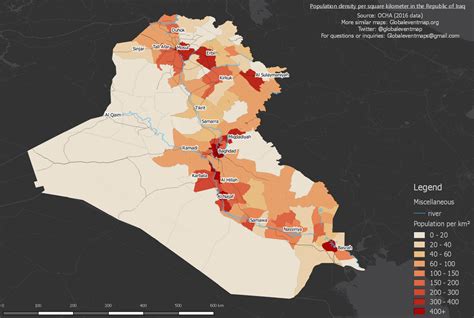 how many people live in iraq 2024